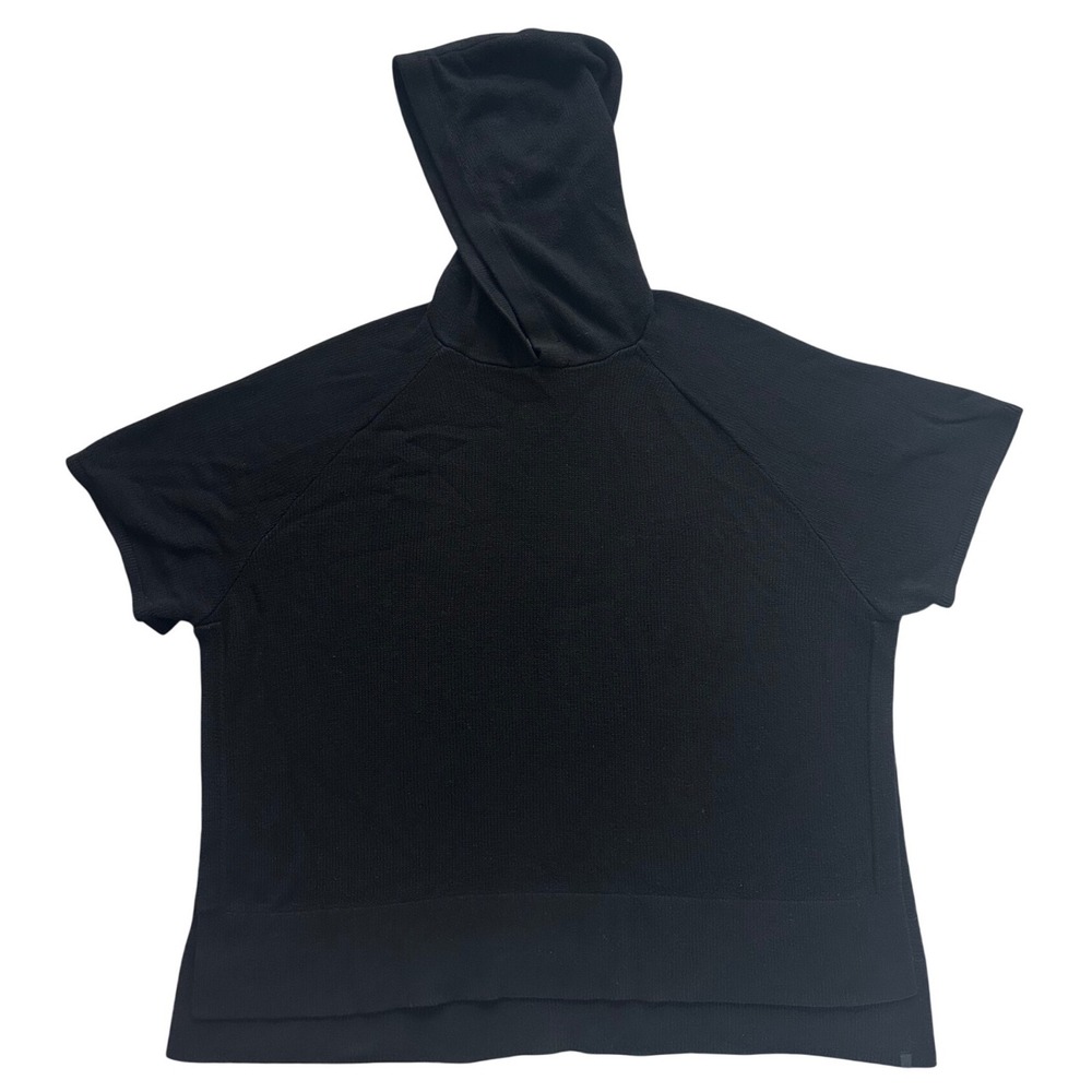 Lululemon Opened Up Poncho Cashlu Cashmere Blend Black size XS/S